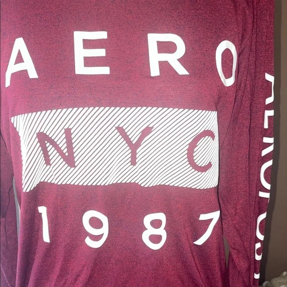 Aeropostale Maroon Tee - Picture 3 of 4